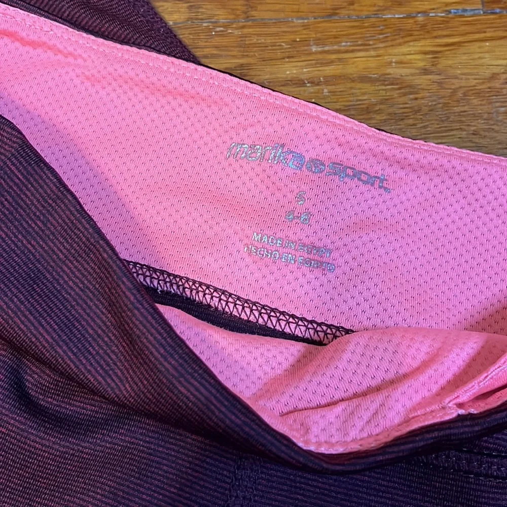 Cropped deep purple/ pink leggings - Picture 3 of 3